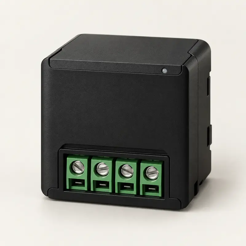 Designillustration af Relay. Endelig model og udformning kan afvige.